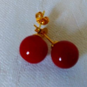 South Sea shell pearl earrings